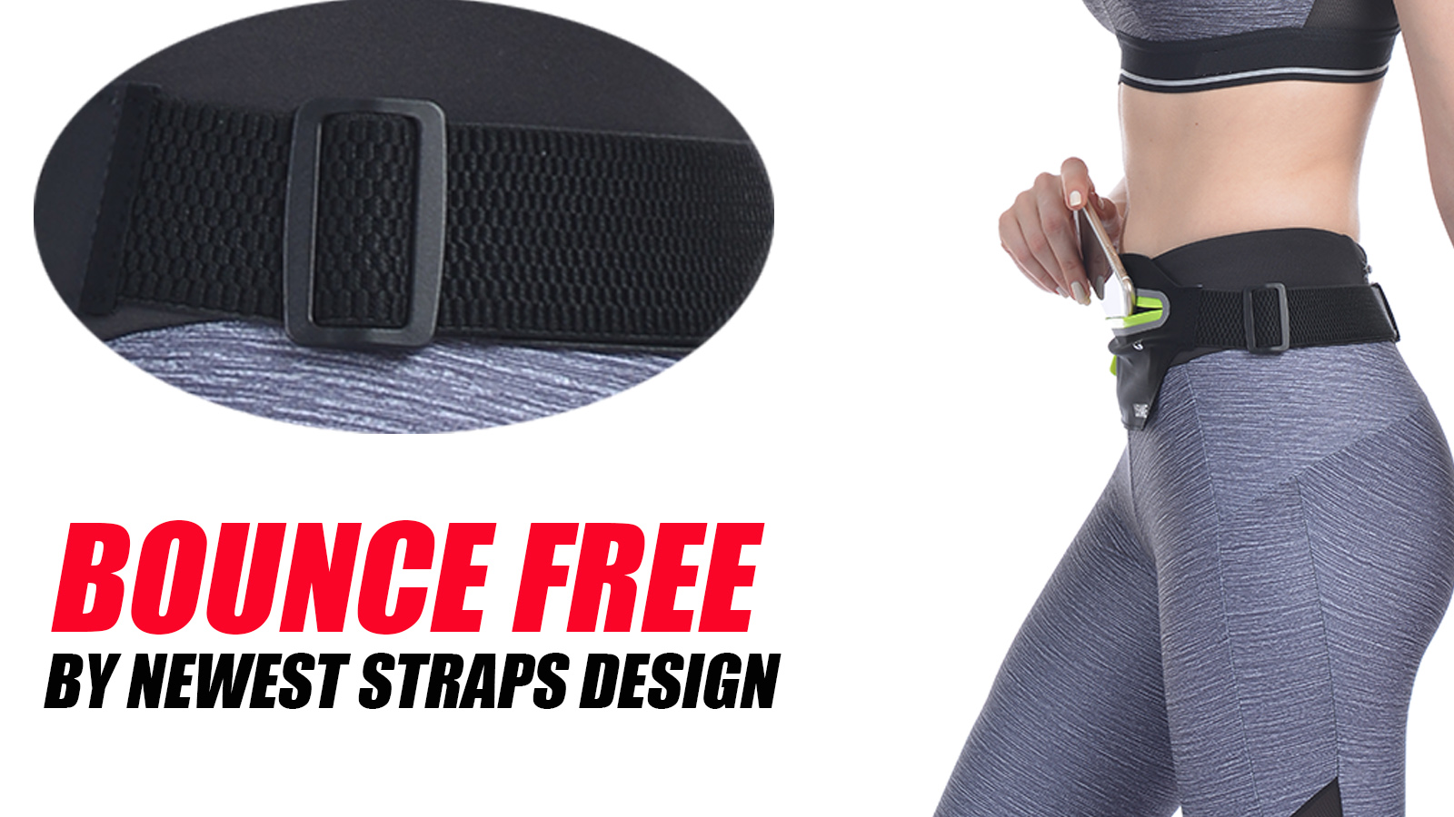 Amazon.com: UShake Slim Running Belt, Ultra Light Bounce